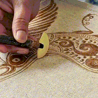 How to make a batik design?