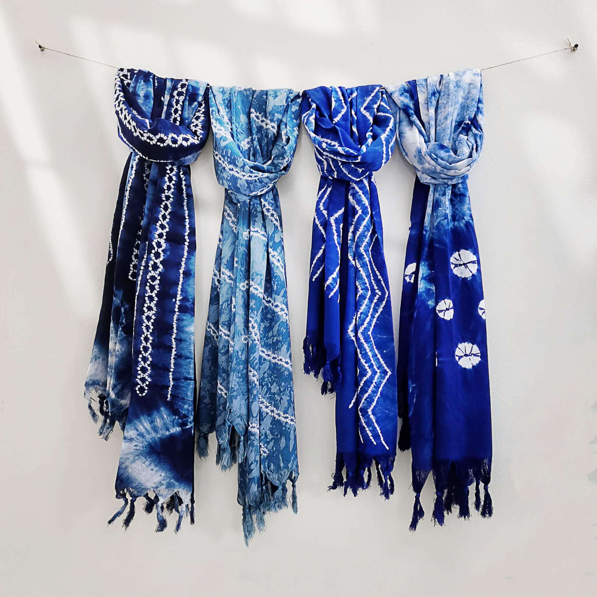 Shibori Scarves – 7vcraft