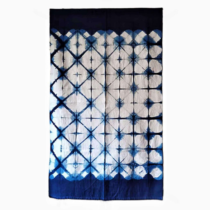 Tie-Dye Cotton Noren Door Curtain/Shibori Room Divider/90x150cm