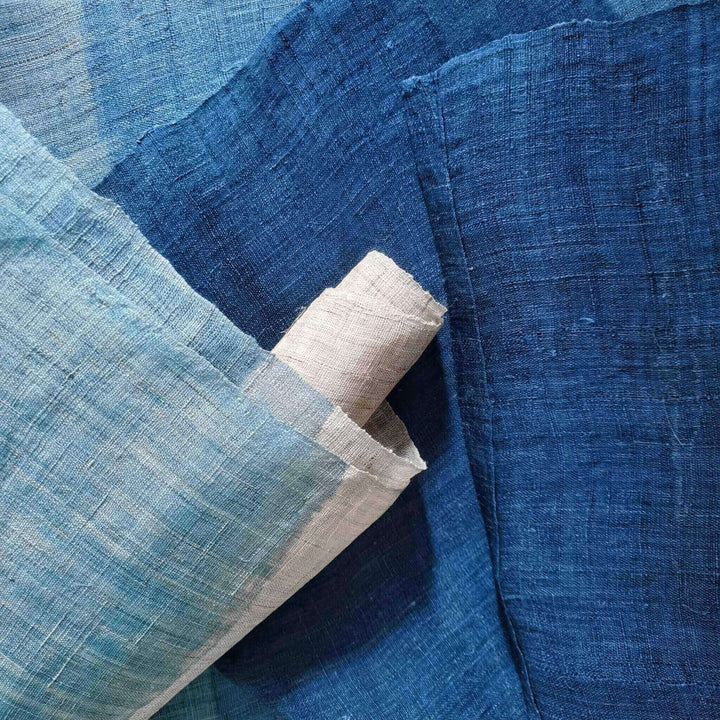 Japanese Tie-Dye Ramie あさ Noren Curtain/Doorway Curtain Decorative/Fabric Details